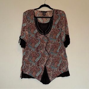 Simply Irresistible Multicolor Paisley Blouse